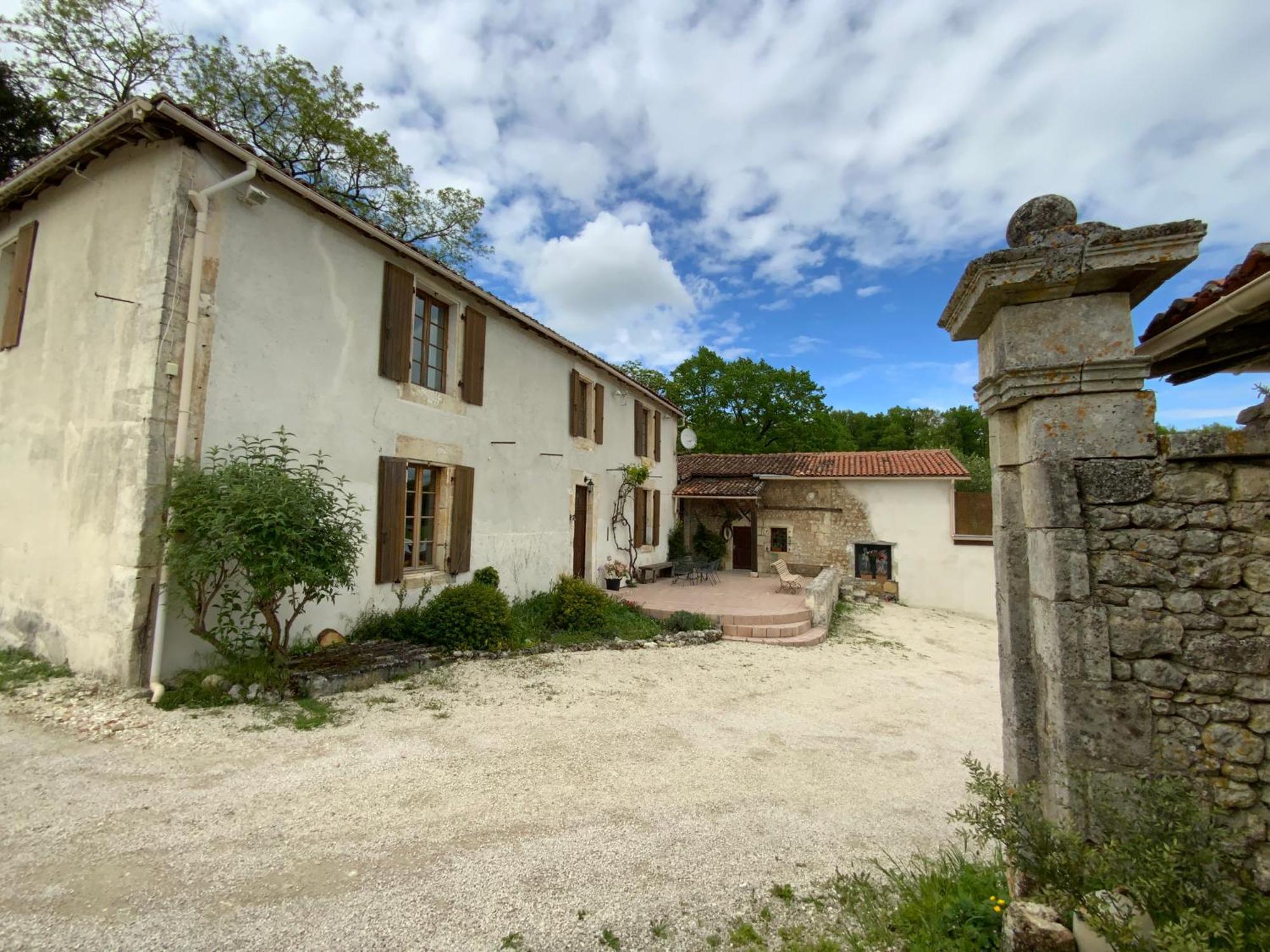 French Farmhouse Retreat With Pool & Superb Views. Blanzac  Bagian luar foto